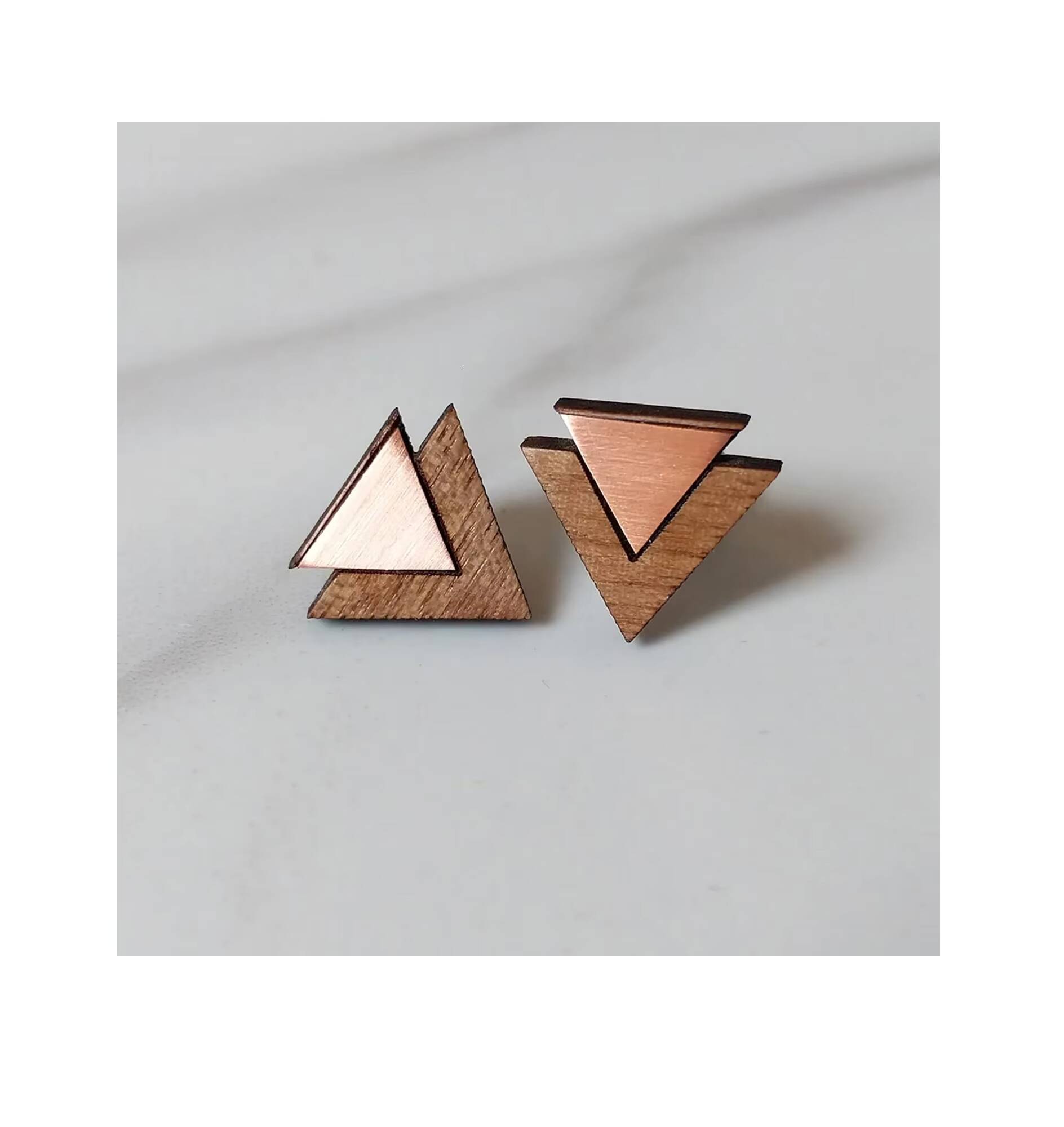 Indian Minimalist Geometric Exaggerated Tassel Long Wooden Earrings Hot Sale