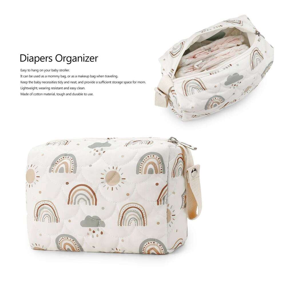 Waterproof baby hanging diaper outdoor storage bag, crib, clothes, diaper, portable bag
