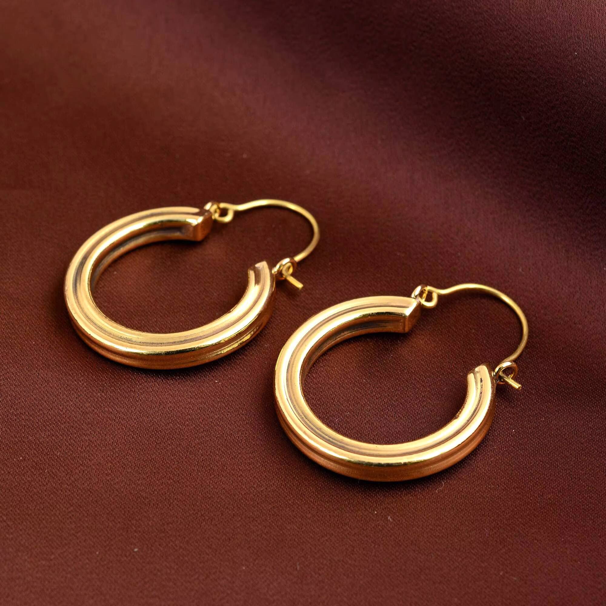 Exaggerated Design Cross Clip Hoop Multi-layer Irregular Lines C-shaped Round Women's Earrings