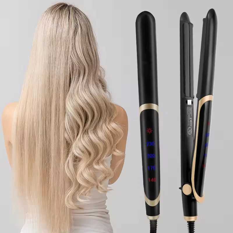 Infrared Fast Heating Hair Straightener Professional Ionic Ceramic Tourmaline Plates PTC Hair Straightener W250814