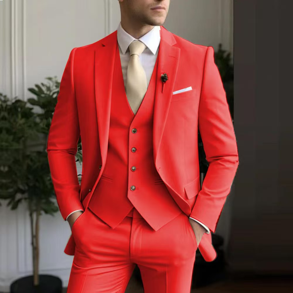 T1432 Men's Western European and American Business Casual Banquet Suit Wedding