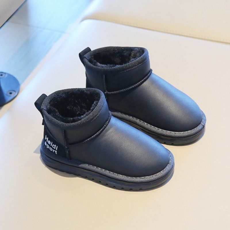 Children Snow Boots Winter Kid Cotton Shoes Fashion Non-slip Soft Toddler Girl Shoes Boy Plus Velvet Thick Warm Boots Sizes US8C-US4Y