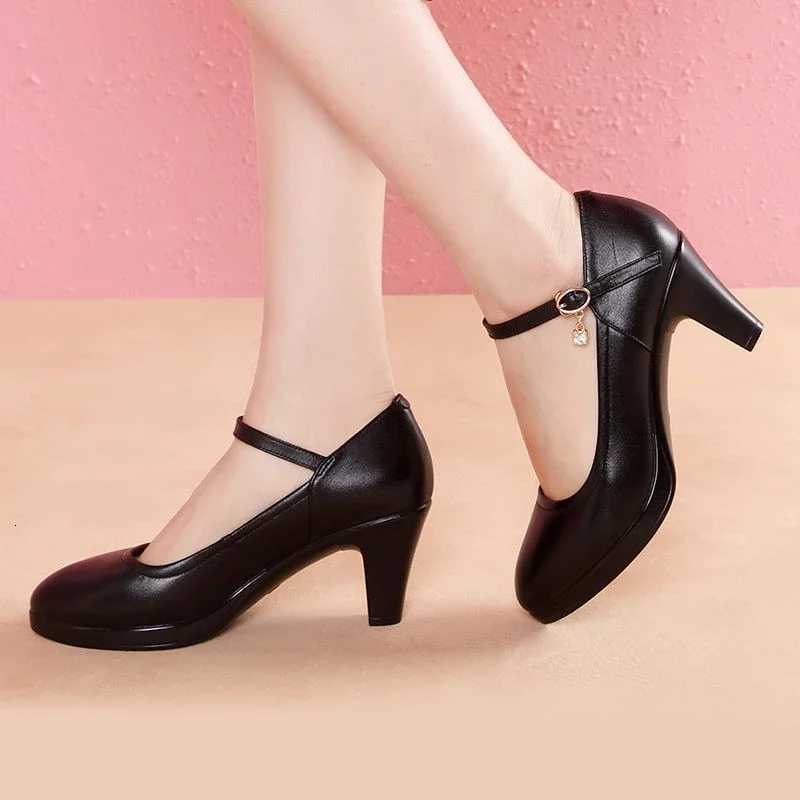 Fashion Womens High Heels High-end Womens Shoes Womens Luxury Party Shoes Medium Heel 35-41 W250814