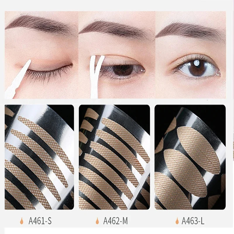 120pcs/bag Stickers Double Eyelid Sticker Eye Lift Lace Adhesive Tape Eyelid Lift Band Invisible Eyelid Tape Makeup Sticker Tool 250811