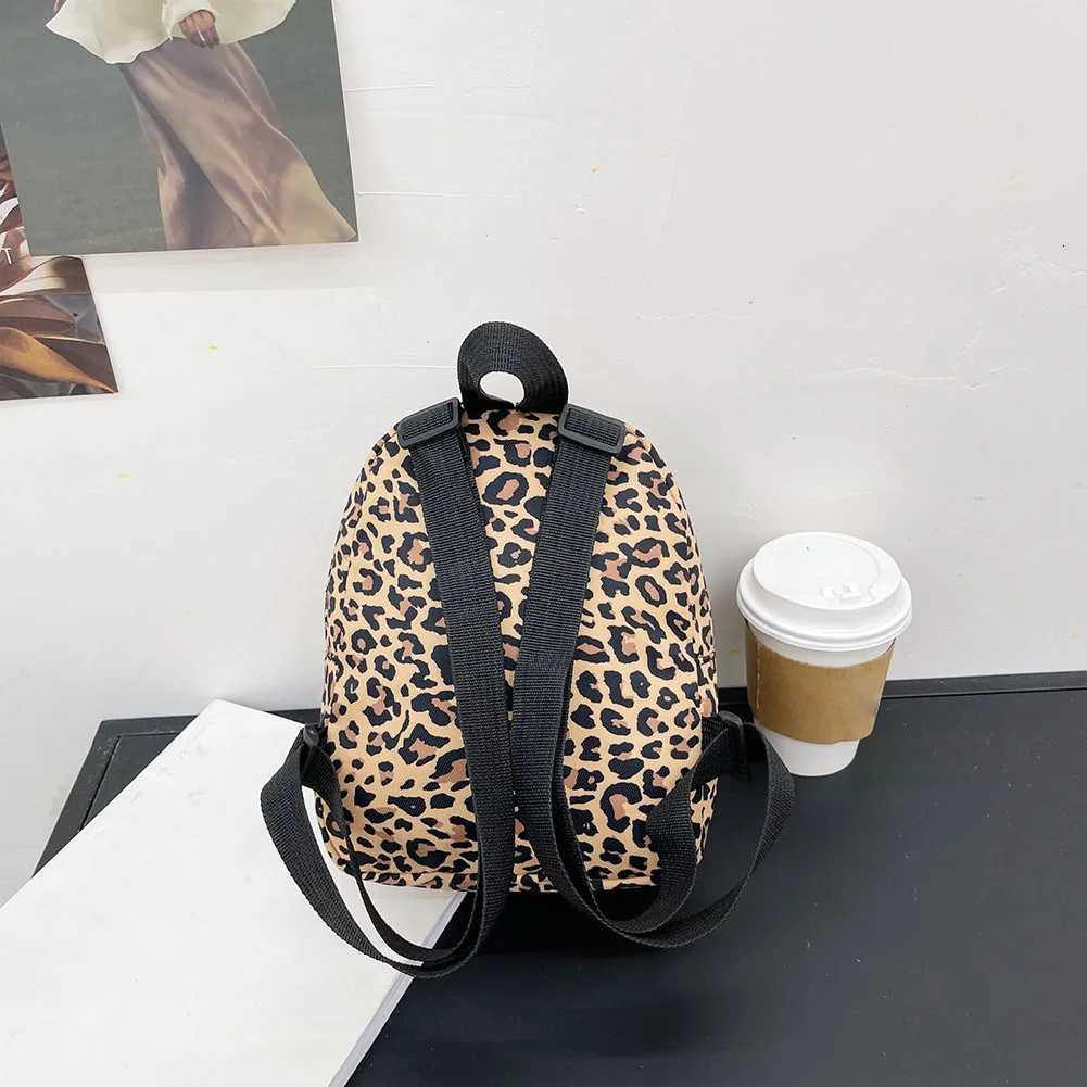 Preppy Style Women Retro Casual Animal Pattern Printing Small Handbags Backpacks XJ250814