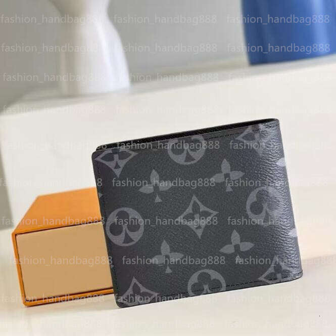 High quality Designers Genuine Leather Wallets cardholder France Paris plaid style billfold s mens women short wallet High-end Purse Crossbody Bag