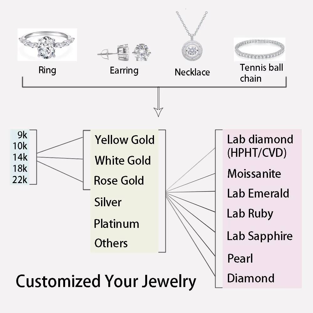 Paston Jewelry Custom 4 Rows Moving Band Round Moissanite D VVS Pass Dia Text Sier Ring for Men