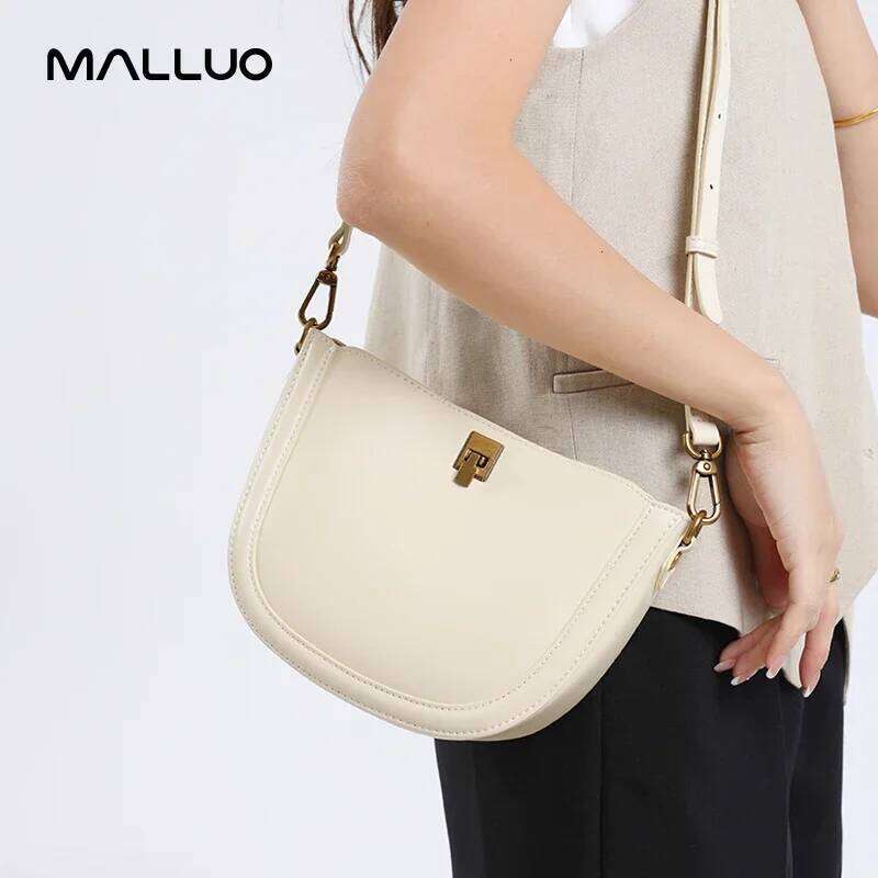 Genuine Leather Women's Handbag Cowhide Shoulder Bag Soft Leather Minimalism Female High Quality Ladies Crossbody Bags