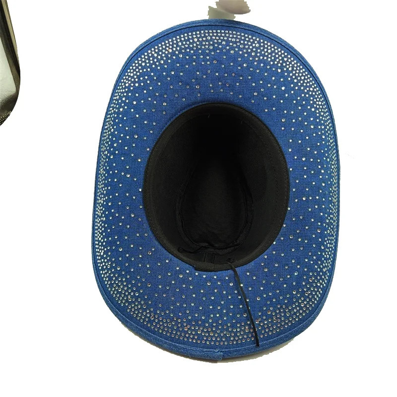 Cowboy Series Western style Cowboy Womens Hat Mens Retro Mens Panama Cowboy Jazz Hat Mens Hat Water Diamond Sombrero Hombre 250813