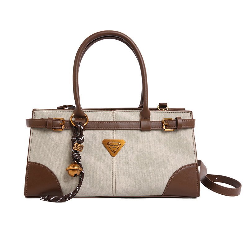 Luxury Brand Designer Bag Frosted Vintage Bag For Women, Large Capacity 2025 New Autumn Winter Casual Niche Crossbody Bag, Handheld Commuting Bag