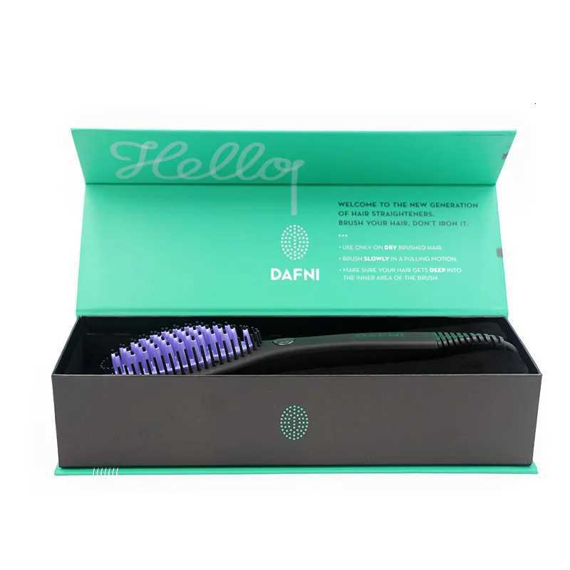 Electric Ceramic Anti-Scald Hair Brush Straightener Comb PTC Fast Heating Straight Hair Straightening Curling Brushes W250814