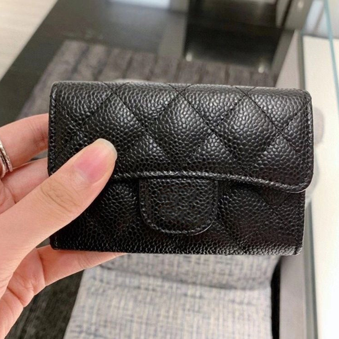 Classic Designer Card Holder Wallet Credit Cards Flap Bag Womans Genuine Leather Coin Purses Mans Travel Documents Passport Holders With Box 265