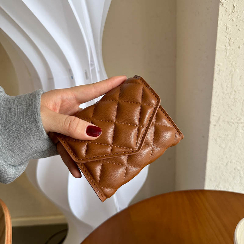 Luxury Brand Designer Bag Mini Coin Purse Small Bag For Women 2023 Autumn Winter New Stylish Women's Quilted Embroidery Small Square Bag Trendy W