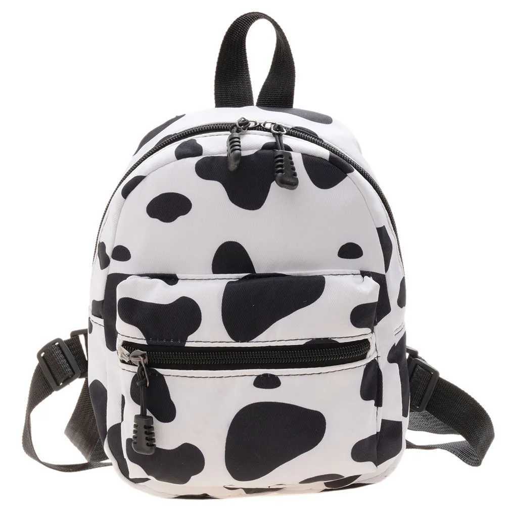 Preppy Style Women Retro Casual Animal Pattern Printing Small Handbags Backpacks XJ250814