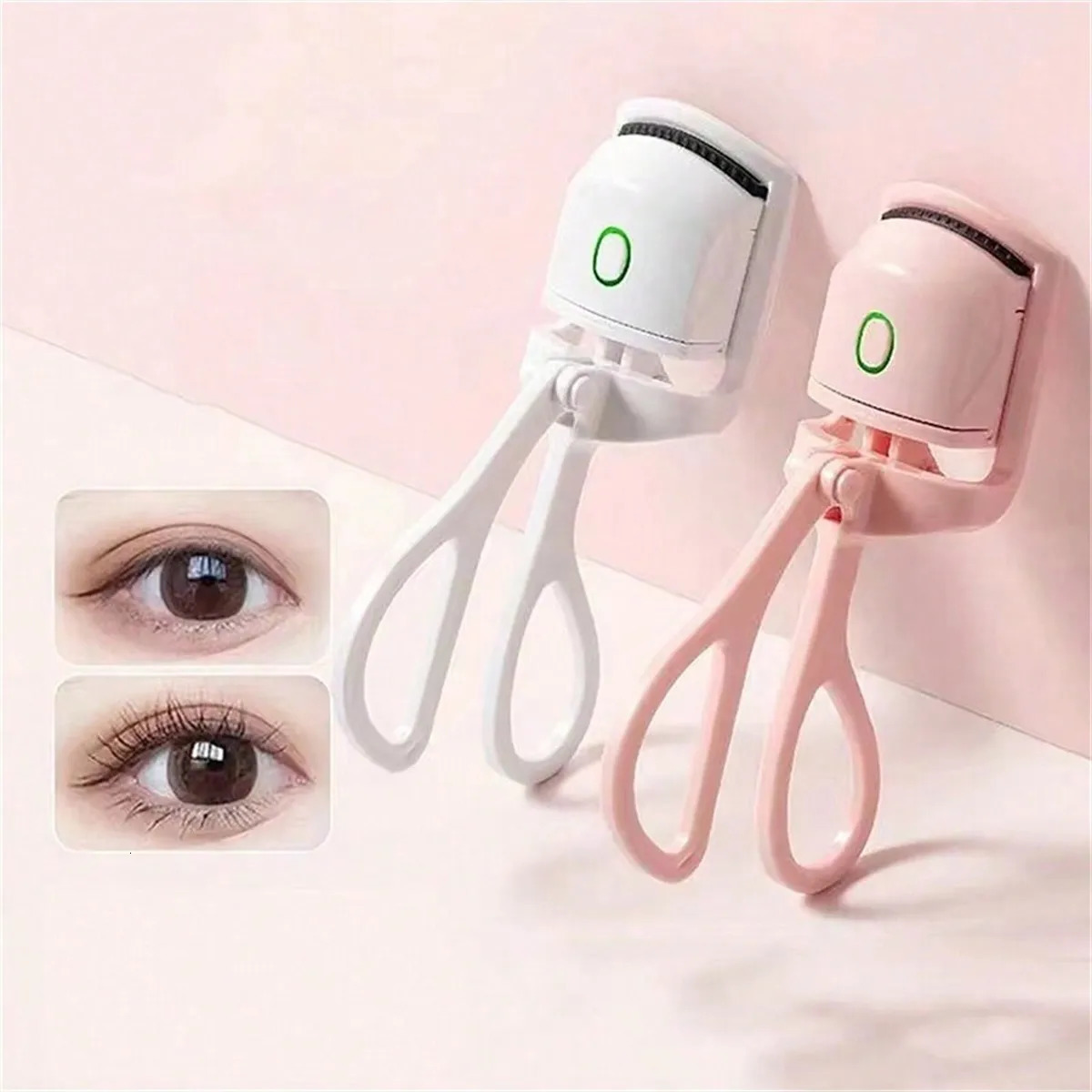 Quick-Heat Heated Eyelash Curler - USB Rechargeable Portable Long-Lasting Lash Curler With Adjustable Temperatures Perfect 250813