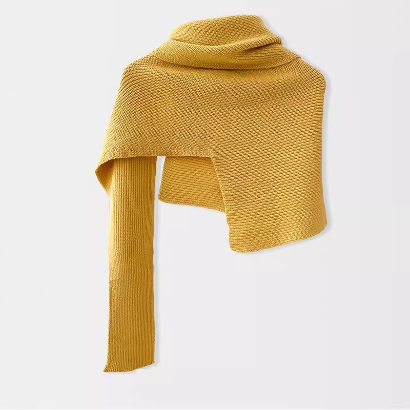 K1655 Autumn and winter neck protection high-end shawl decoration with skirt stylish outer wear female net celebrity shawl warm neck protection scarf