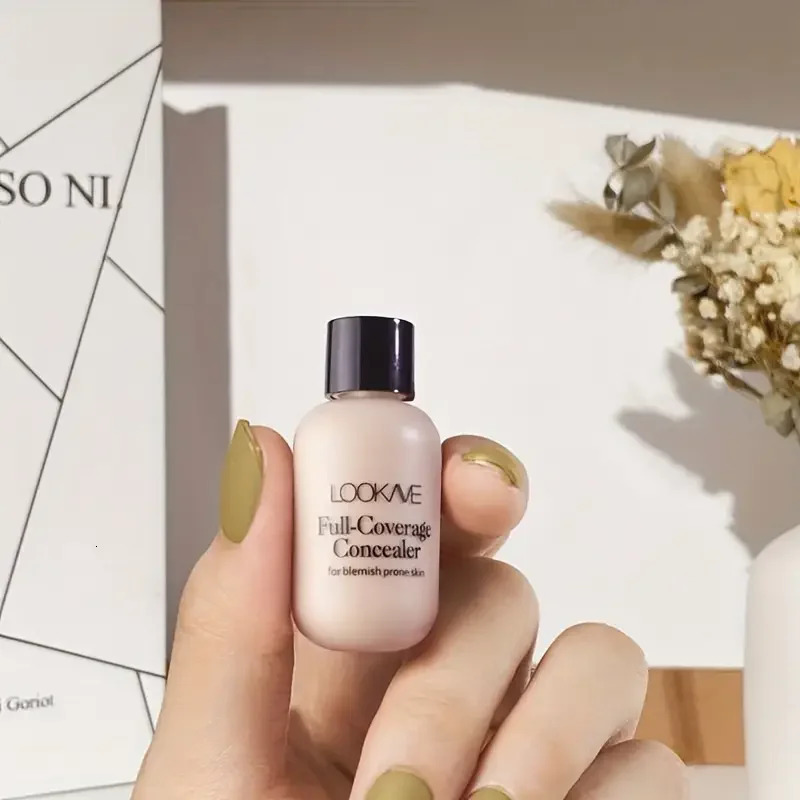 Lightweight and Compact Mini Liquid Concealer-High Coverage for Ddark Circles and BlemishesTravel-Friendly FaceMakeup Base 250813
