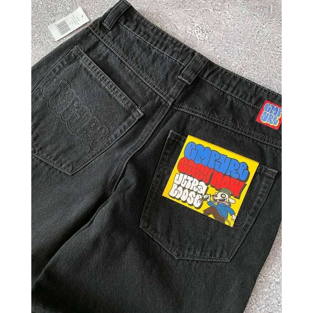 American Vintage Washed Distressed Jeans High Street Casual Japanese Women Pants Y2k Loose Straight Fit Slim and Versatile