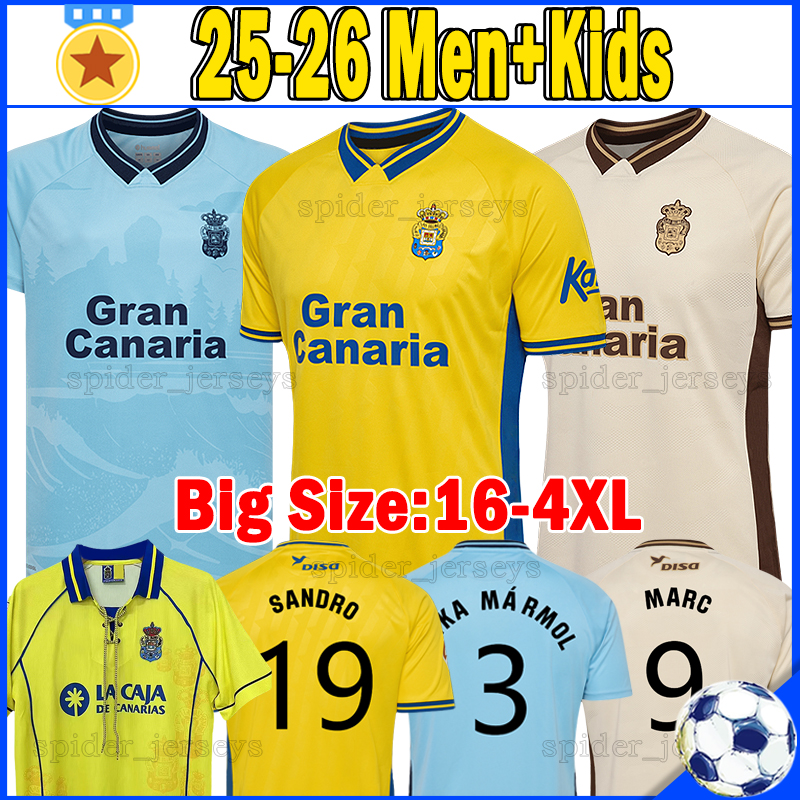 XXXL 4XL 25 26 UD Las PalmaSs Soccer Jerseys Retro 1997 98 ALEX SUAREZ SANDRO MANU FUSTER 2025 2026 LOIODICE MARC MATA Football Shirts KIRIAN HERZOG VITI Men Kids kits