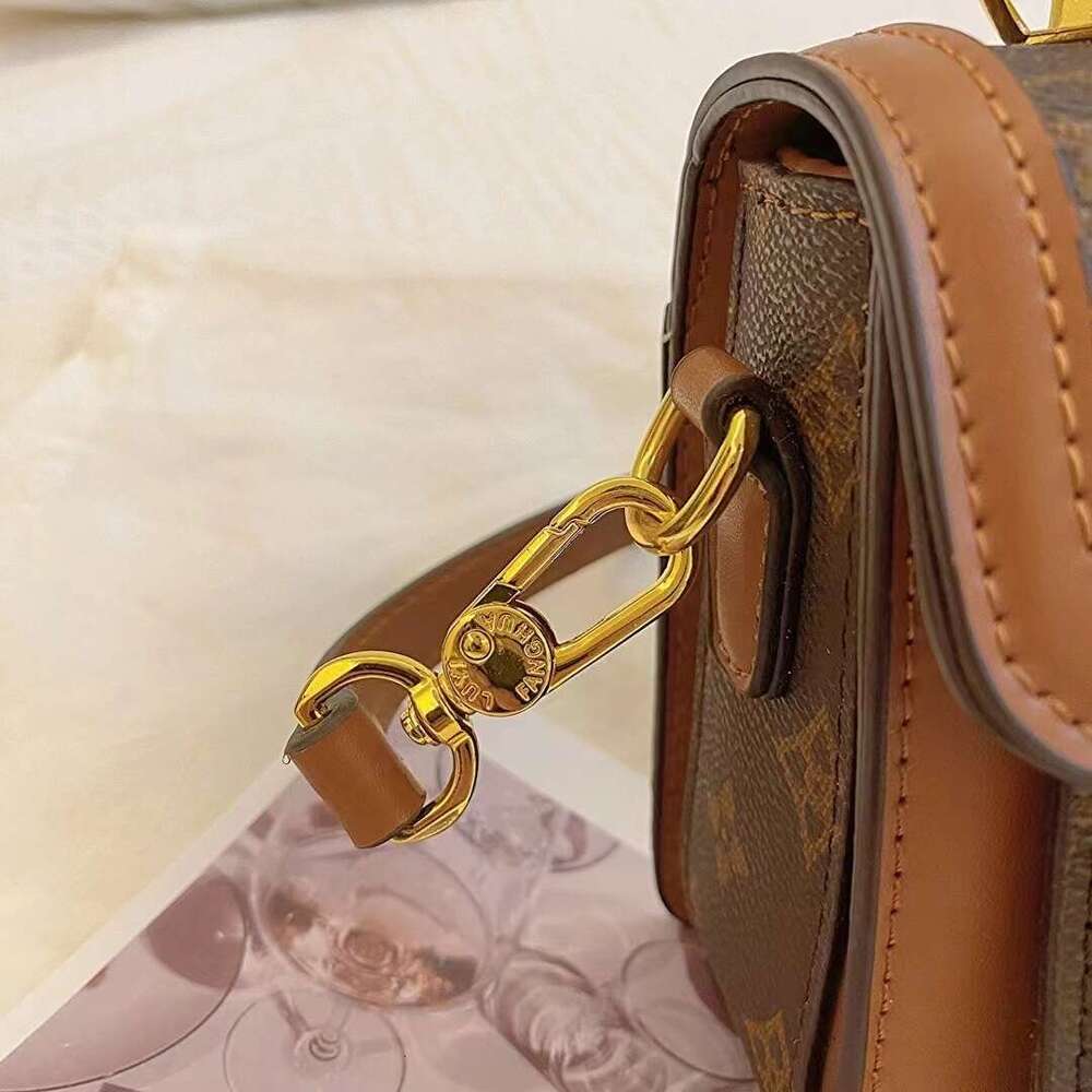 DHessentials Luxury Monogram Kelly Bag - Stylish Crossbody Shoulder Bag for Women, Fashionable PVC Handbag (3 Color Options)