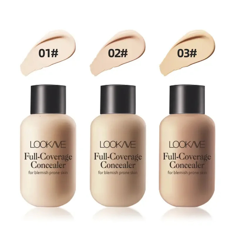 Lightweight and Compact Mini Liquid Concealer-High Coverage for Ddark Circles and BlemishesTravel-Friendly FaceMakeup Base 250813