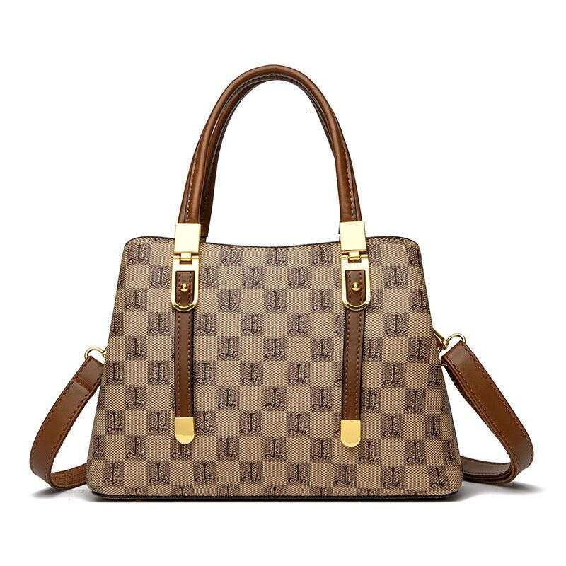 Handbag New Women's Shoulder Simple Atmosphere French High-end Middle-aged Mom Crossbody Bag