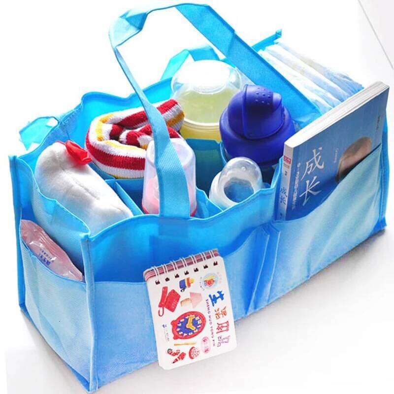 Portable Mummy Bottle Storage Multi-Function Separate Bag Nappy Maternity Handbag Baby Tote Diaper Organizer