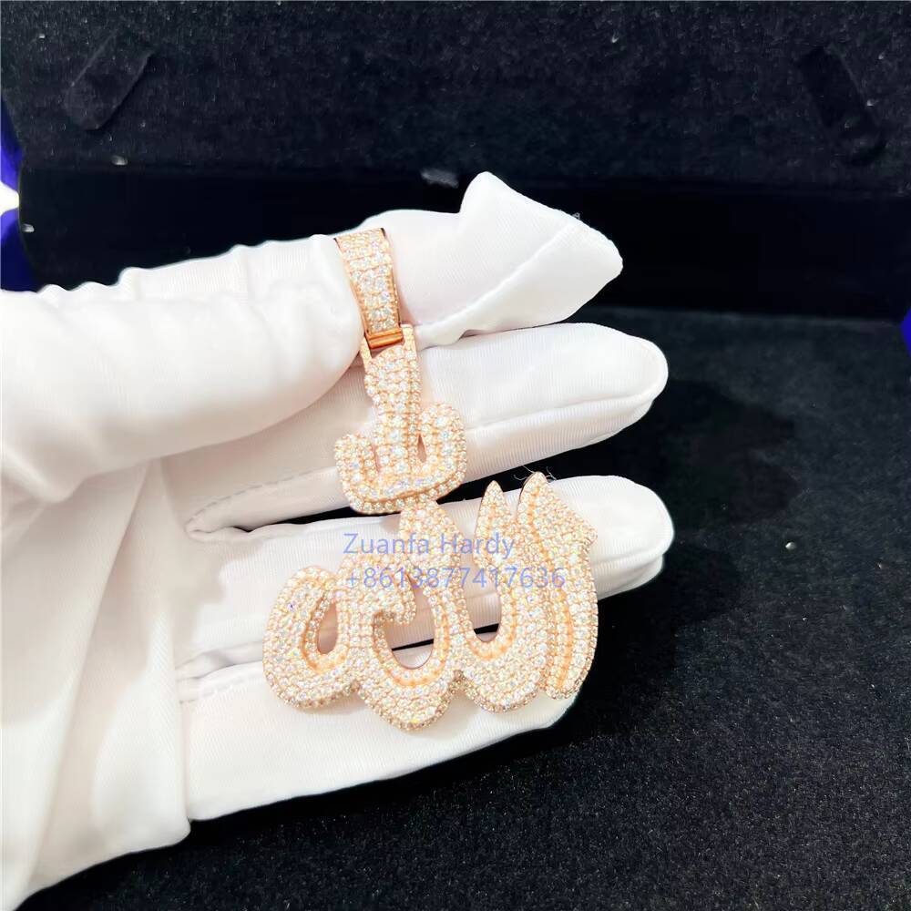 New Stock Pass Diamond Tester Hip Hop Jewelry S925 VVS Moissanite Diamond Iced Out Custom Moissanite Pendant