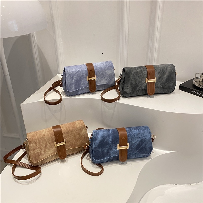 Luxury Brand Designer Bag Niche Design Korean Version Baguette Bag Single Shoulder Crossbody Bag Casual Versatile Textured Commuter Bag For Women