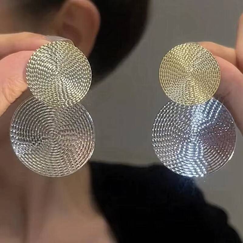 Sier Needle Lighter Than Exaggerated Earrings