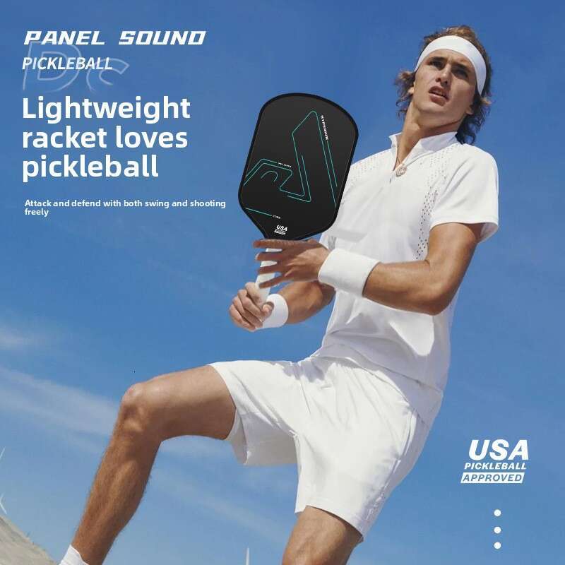 Paddle Style Carbon Fiber Textured Matte Pickleball Racket 16Mm