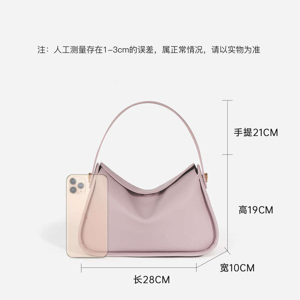 High End Cowhide Crossbody New Fashion Versatile Handbag Niche Commuter Shoulder Dumpling Bag for Women