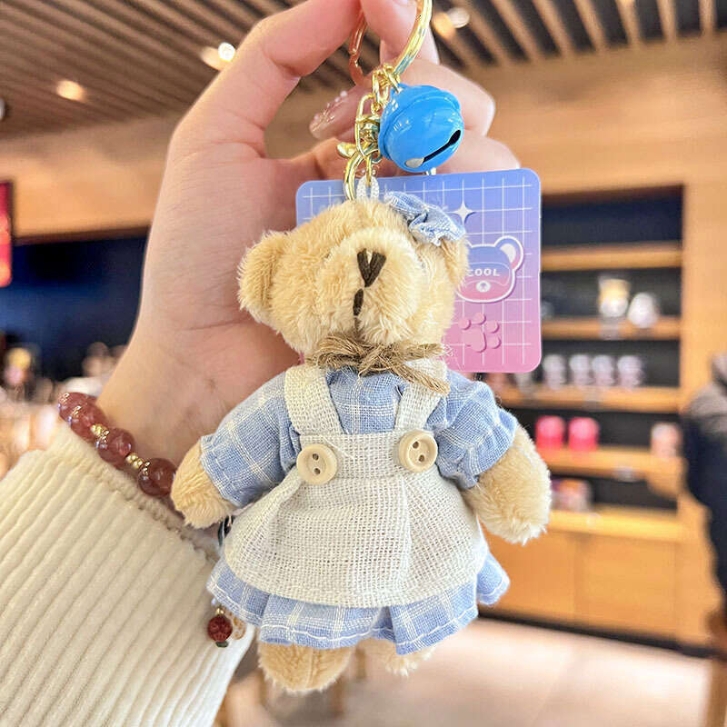 Bag charms Designer charm for women Cartoon Keychain Doll Backpack Pendant Creative Little Bear Bag Decoration Cute Plush Toy