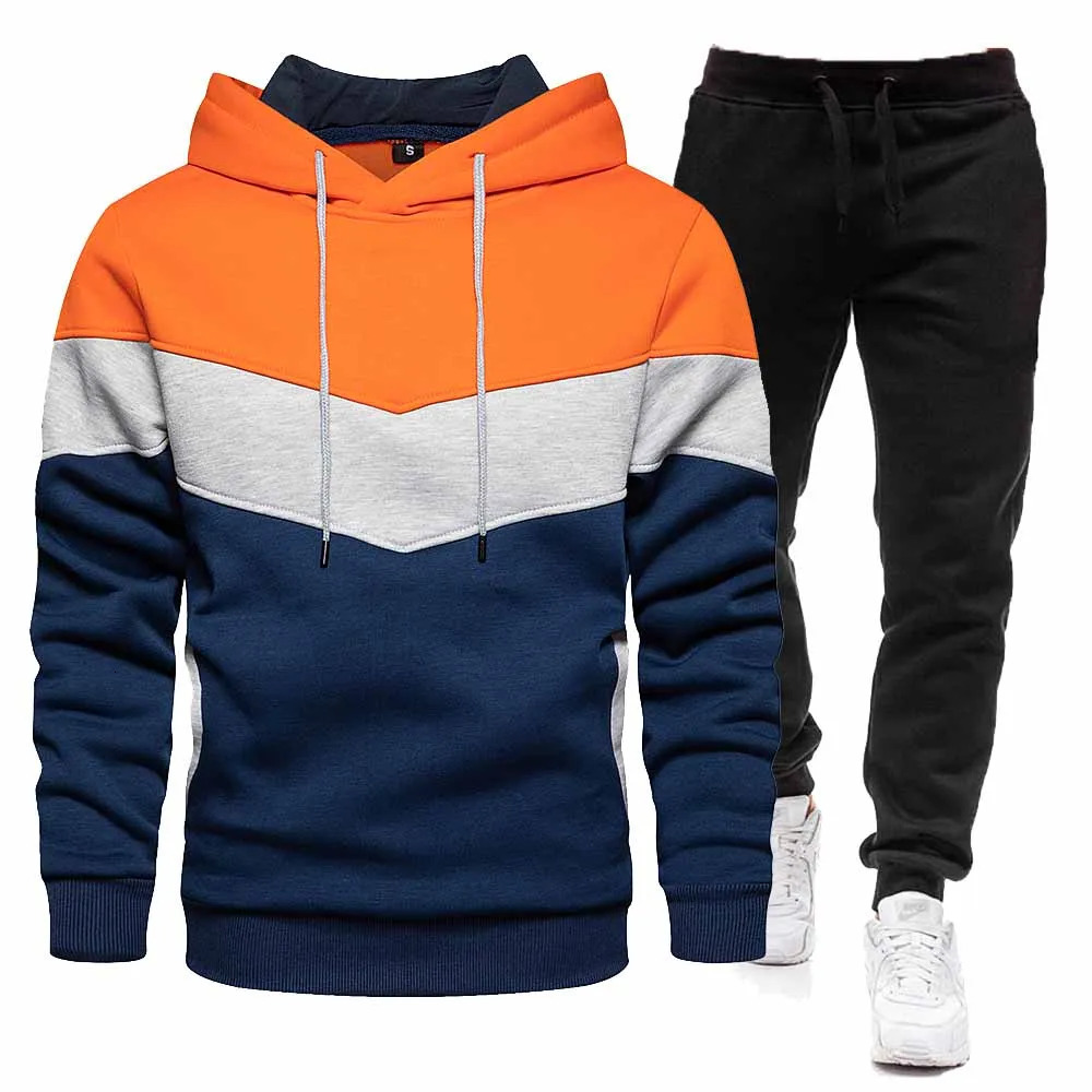 Fashion Mens Tracksuit Sets Hoodie and Pants Women Solid Color Hooded PulloverPants Suit Casual Sportswear Sets Male 250811