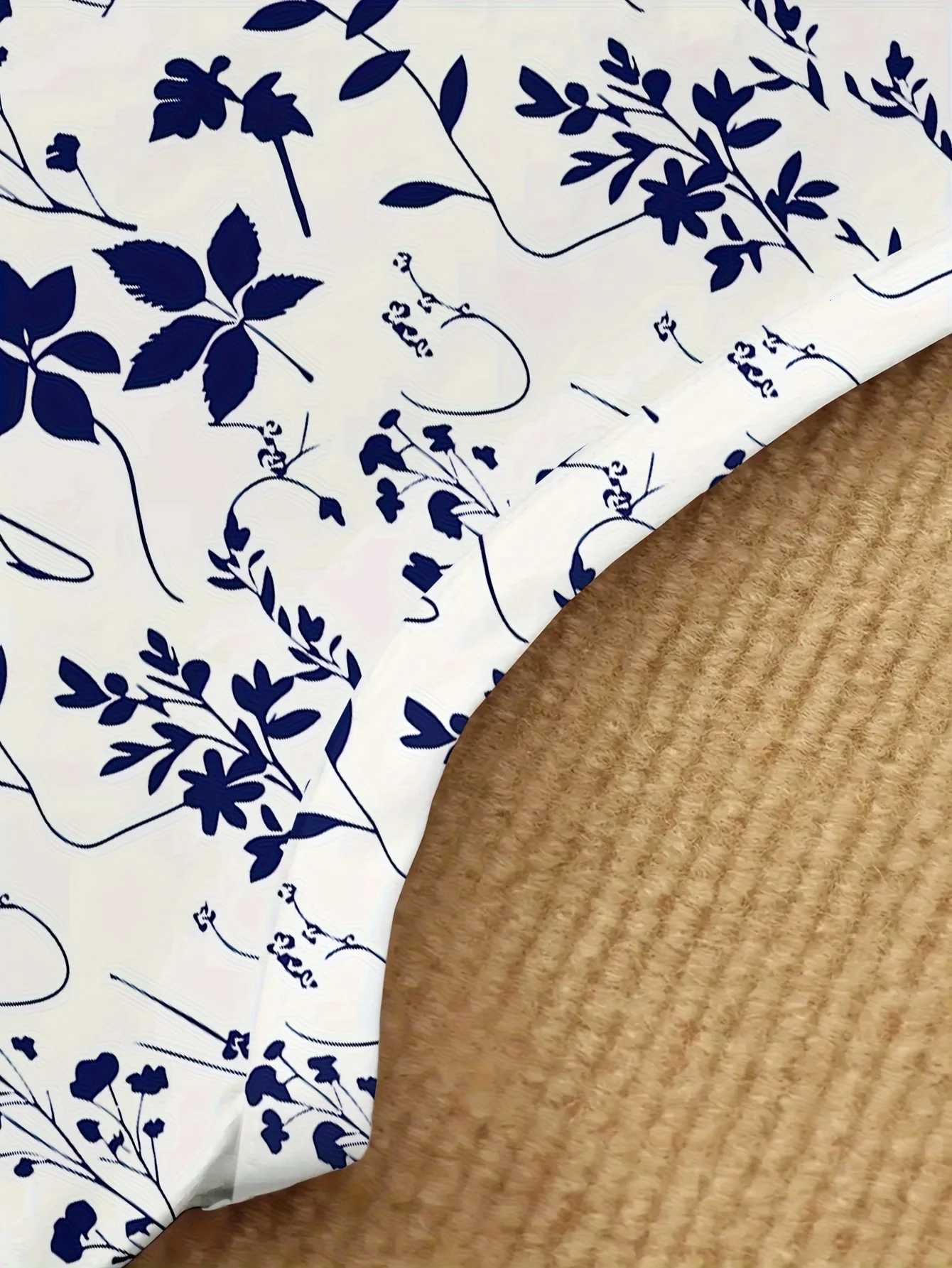 Womens Casual Floral Print Maxi Dress Short Sleeve Round Neck Dress Bohemian Beach Vacation Dress Y2k Ladies Clothes Tee TopXJ250814