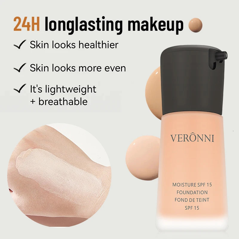 Matte Liquid Foundation Oil Control Concealer BB Cream Waterproof Lasting Full Coverage Natural Face Base Professional Makeup 250813