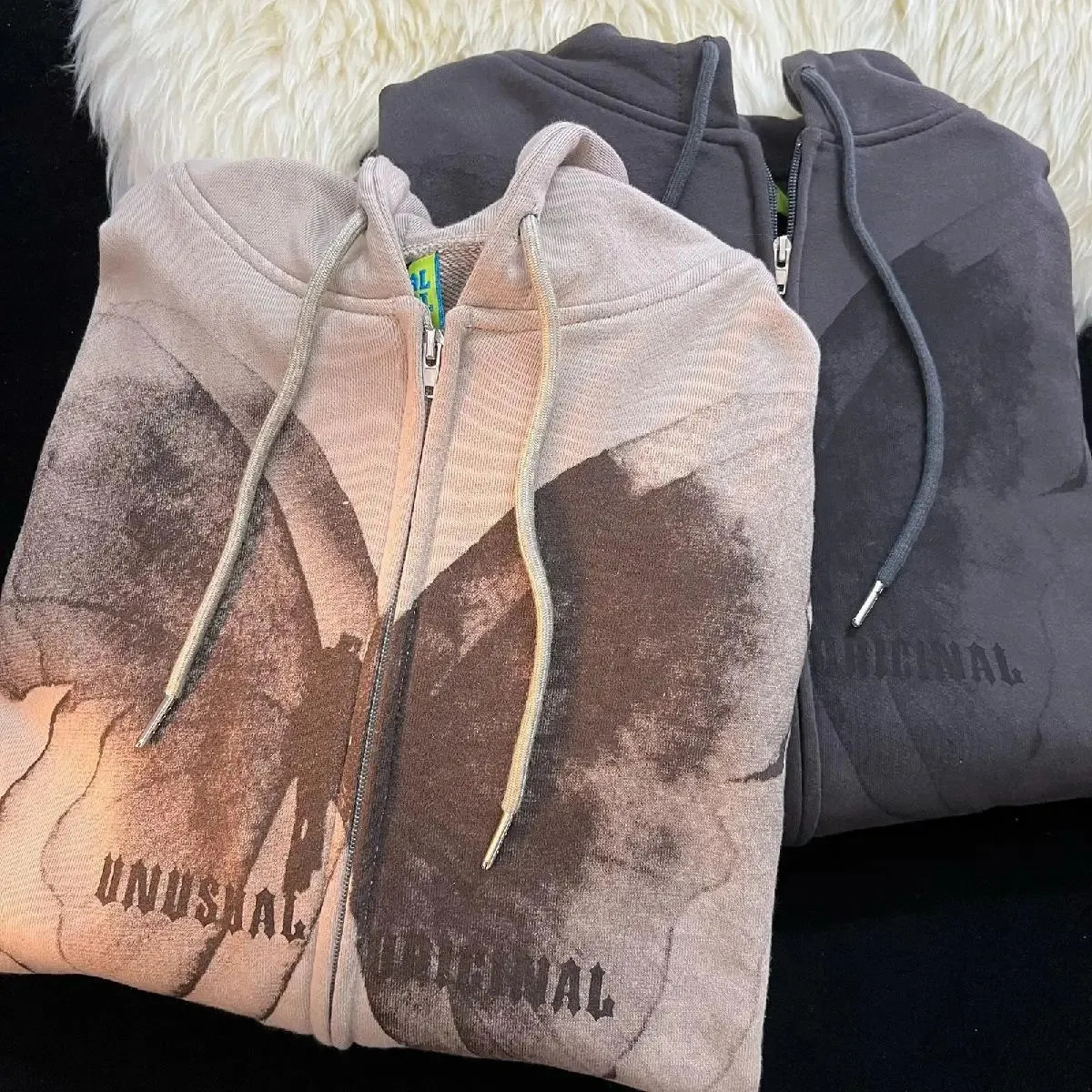 Women Vintage Print Hoodies Retro Harajuku Hip Hop Jacket High Street Hoodie Casual Loose Sweatshirt Clothes Y2K Tops w250729