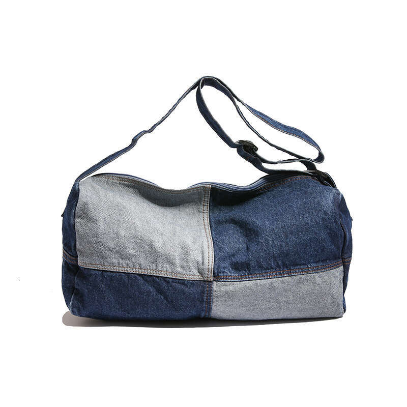 2025 Bags Designer Women New Korean Style Trendy Denim Crossbody for Women Fashion Color Block Large Capacity Pillow Casual Shoulder Bag
