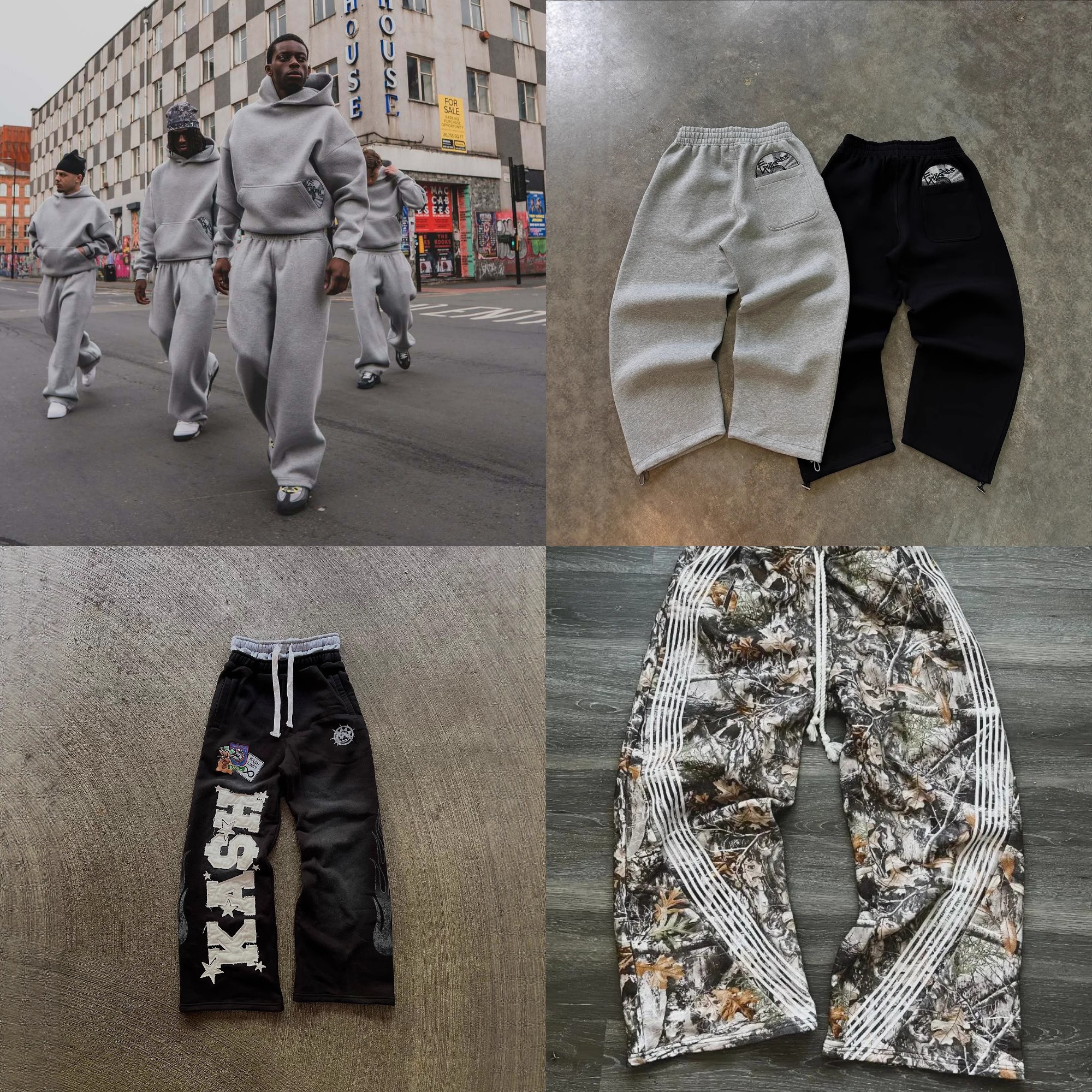 Men's Pants Hip Hop Optical Disc Ebroidered Graphic Casual Sweatpants Y2K Men Gothic Design Baggy Elastic Waist Jogging