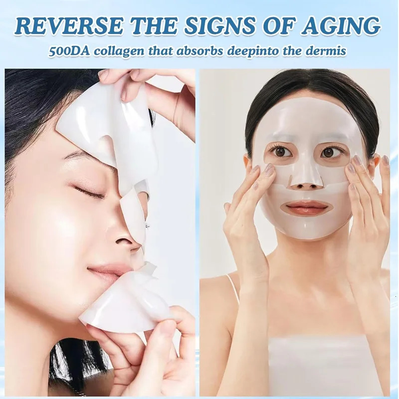 1/3/5/10PCS Bio Collagen Face Mask Anti Wrinkle Fade Face Fine Line Lift Firm Skin Anti-Aging Brighten SkinCare Korean Cosmetics 250807