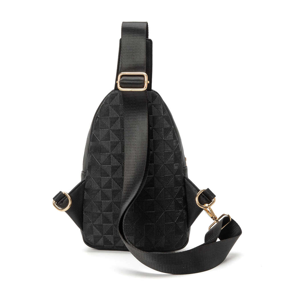 Lacel Urwebin Womens Pattern Sling Bag Multi - Pocket Large Capacity Adjustable Strap Stylish Chest Bag for Daily Travel Casual Use shoulder bag 1