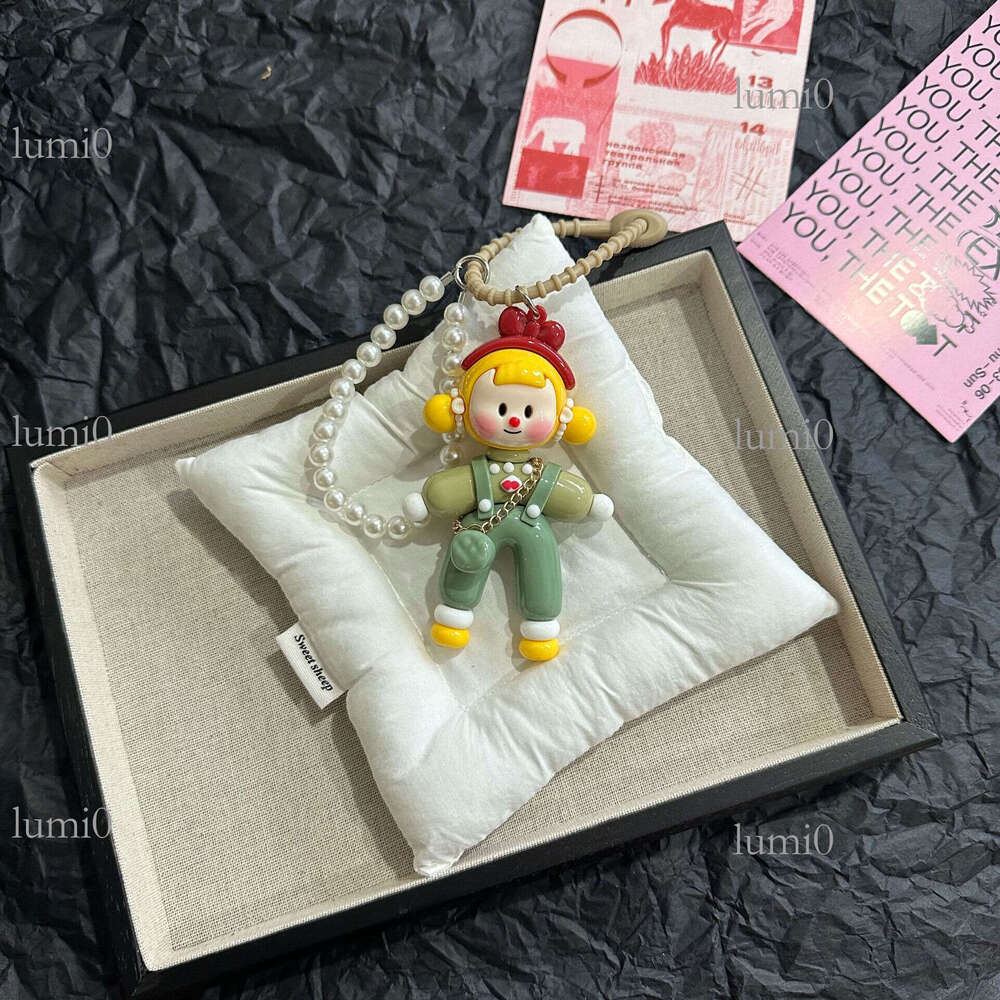 New Color-Block Split Girl Multi-Girl Car Hanging Accessories Bag Pendant High-End Cute Creative Keychain