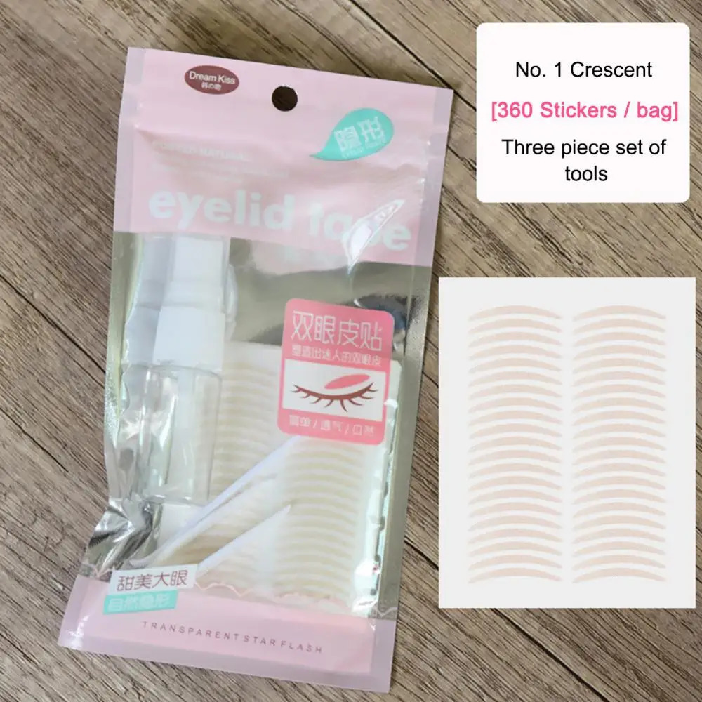 1/3PCS Invisible Eyelid Sticker Set With Water Spray Bottle Transparent Self Adhesive Double Eye Ladies Eye Makeup 250811