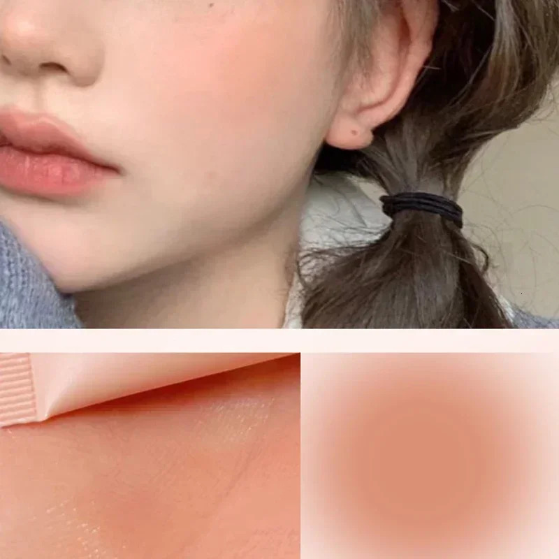 Monochrome Liquid Blusher Lightweight Color Rendering Natural Brighten Matte Rouge Blush Waterproof Facial Contouring Cosmetics 250813