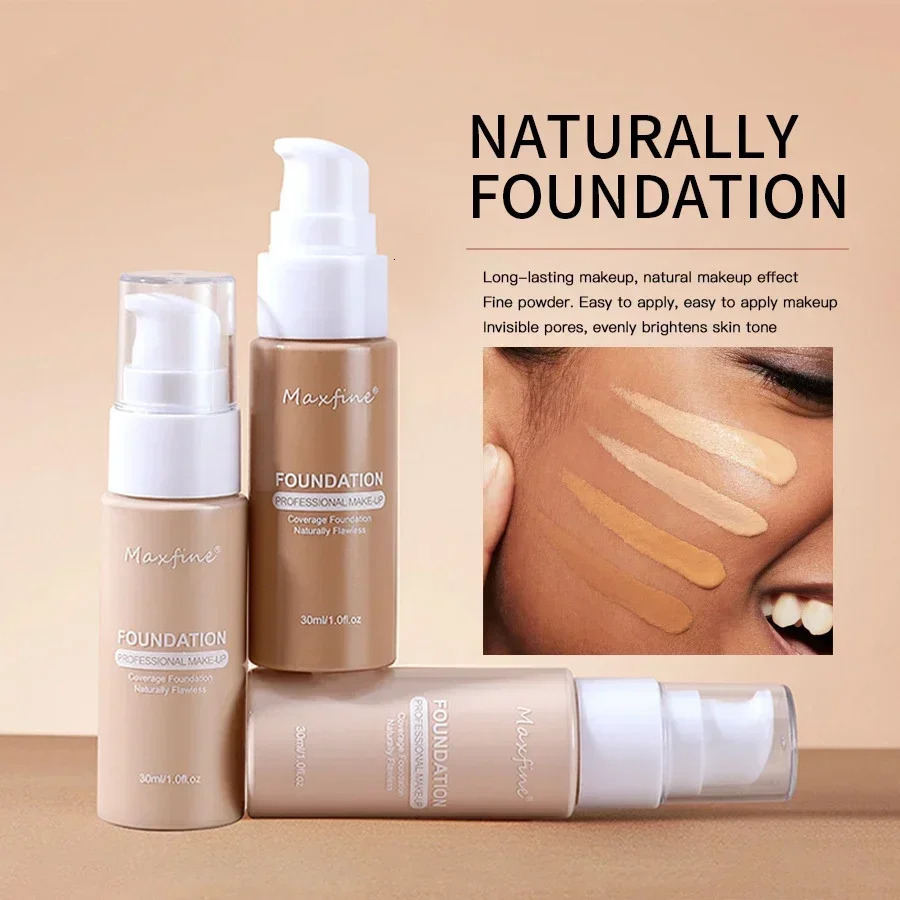 Matte Liquid Foundation Effective Concealer Waterproof Sweat-resistant Makeup Professional Light Thin Delicate Foundation 250812