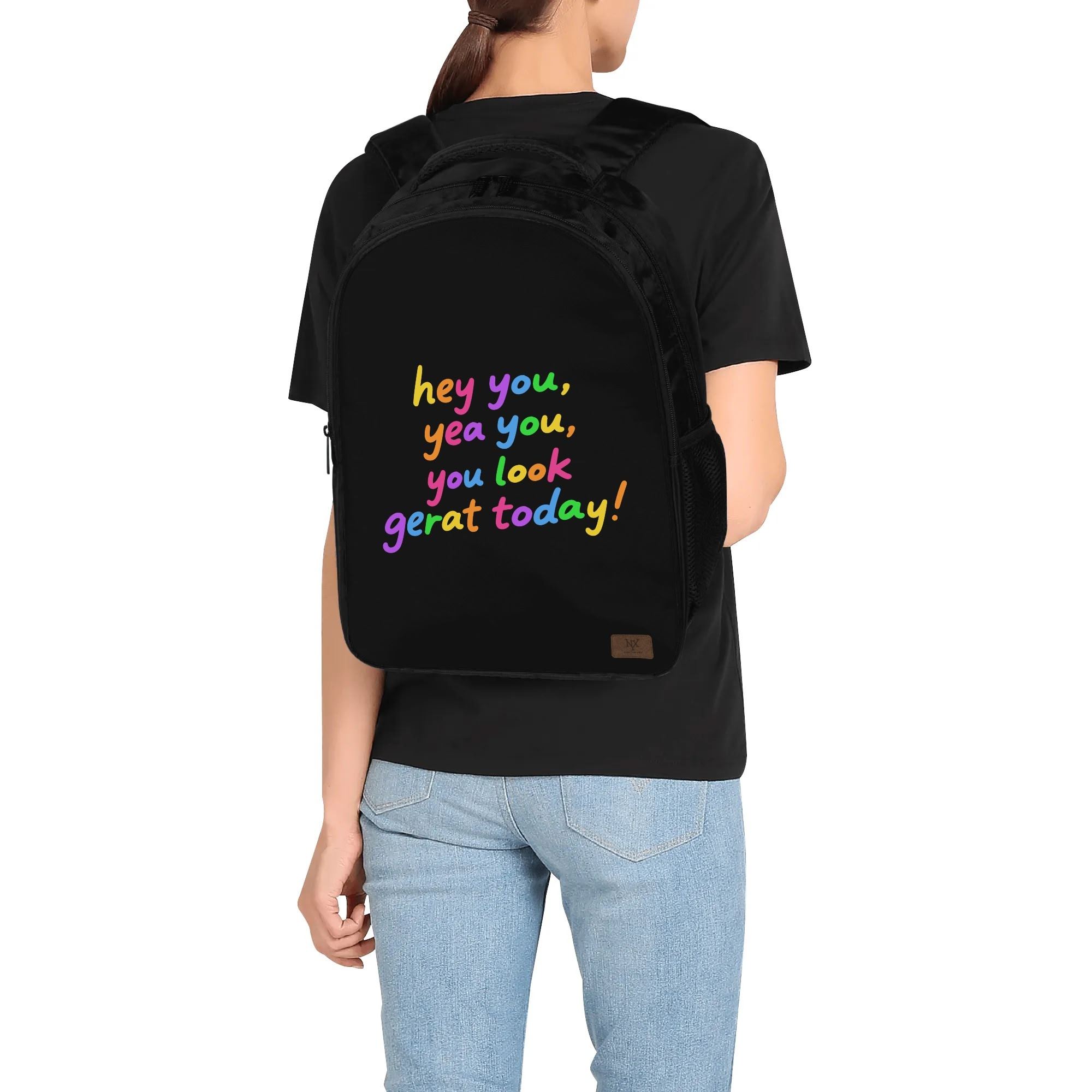 NXY high quality backpack luxury bag Women backpacks designer bookbags back packs womens fashion all-match Large capacity colorful letters schoolbag