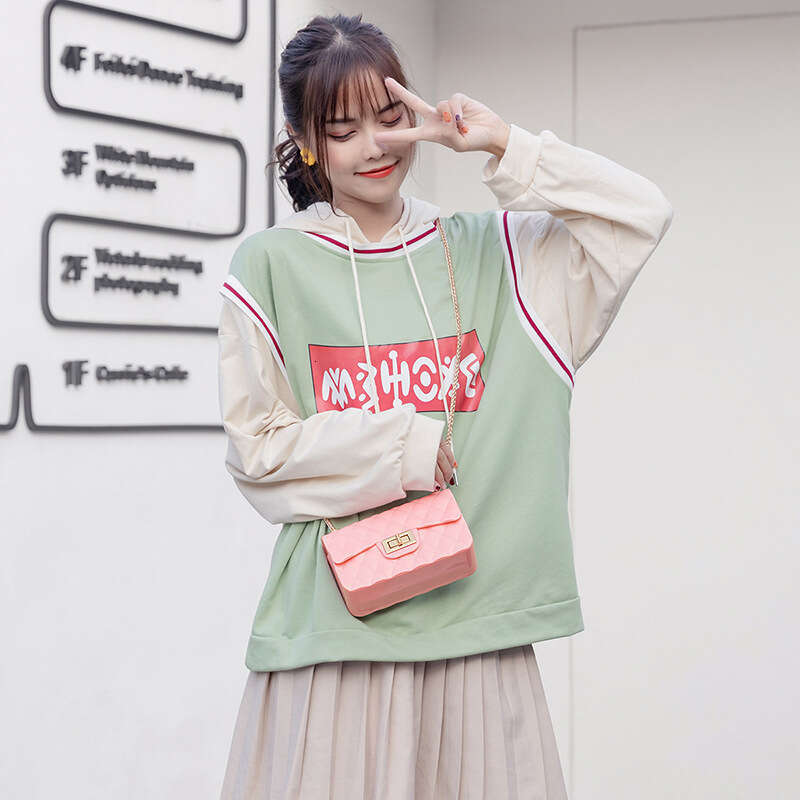 2025 Jelly Silicone Diamond Chain Large Capacity Shoulder Phone Women's Crossbody Bag