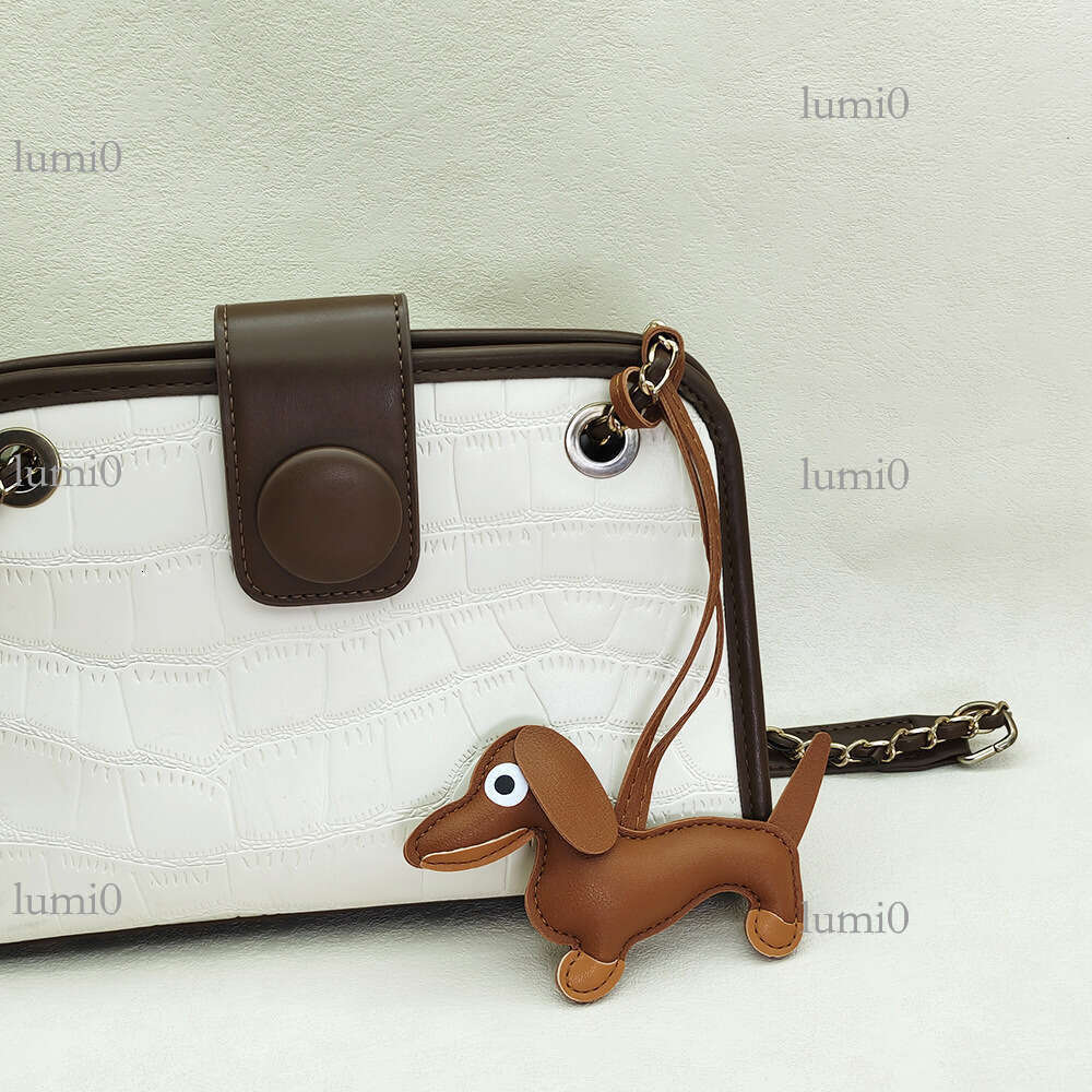 Internet Celebrity Dachshund Dog Cartoon Leather Puppy Bag Pendant Phone Case Creative Car Accessories