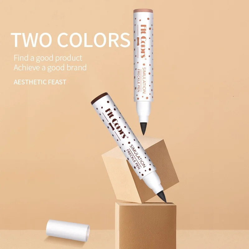 Freckles Pen Waterproof Natural Simulation Fake Spot Makeup Tool Lasting Waterproof Face Dot Spot Pen Eyeliner Durable Cosmetics 250813