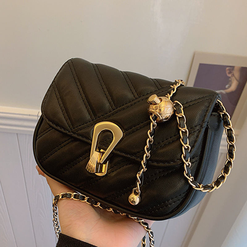 Luxury Brand Designer Bag This Year's Trend Small Bags 2024 Early Spring New Chain Women's Bag Small Square Bag Simple Crossbody Bag